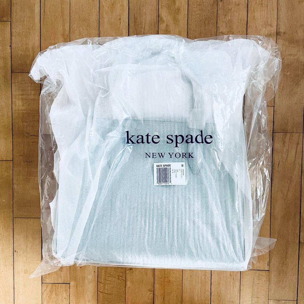 NWT Kate Spade ♠️Rowe Medium Top Zip Satchel / Avalon Mist - Picture 6 of 7